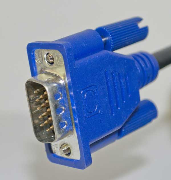 Image of VGA connector for network cabling installer in Croydon, London