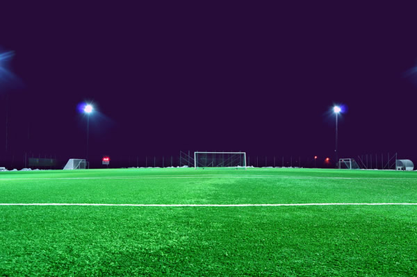 Image: LED flood lighting system for sports grounds in Croydon, Bromley, Lewisham and all areas of South London.